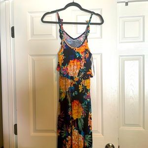 Floral print summer dress